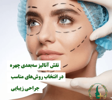 نقش آنالیز سه‌بعدی انتخاب روش‌های مناسب جراحی زیبایی