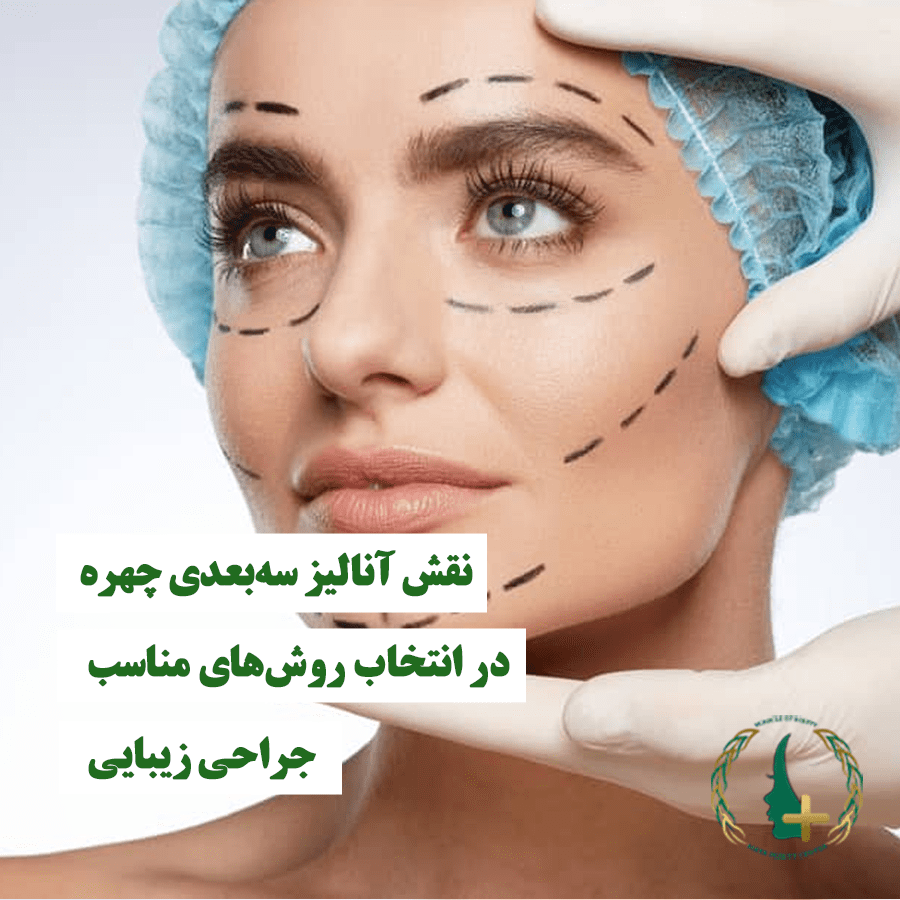 نقش آنالیز سه‌بعدی انتخاب روش‌های مناسب جراحی زیبایی